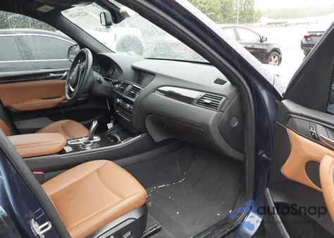 2015 BMW X3 xDrive28I z USA, uszkodzony, nr VIN 5UXWX9C58F0D51654